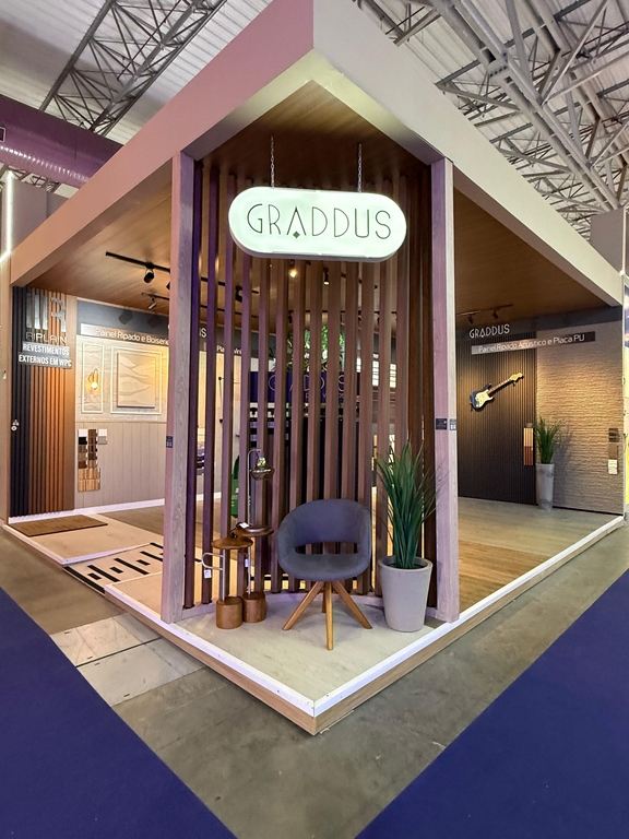 Estande Graddus na Construsul 2026