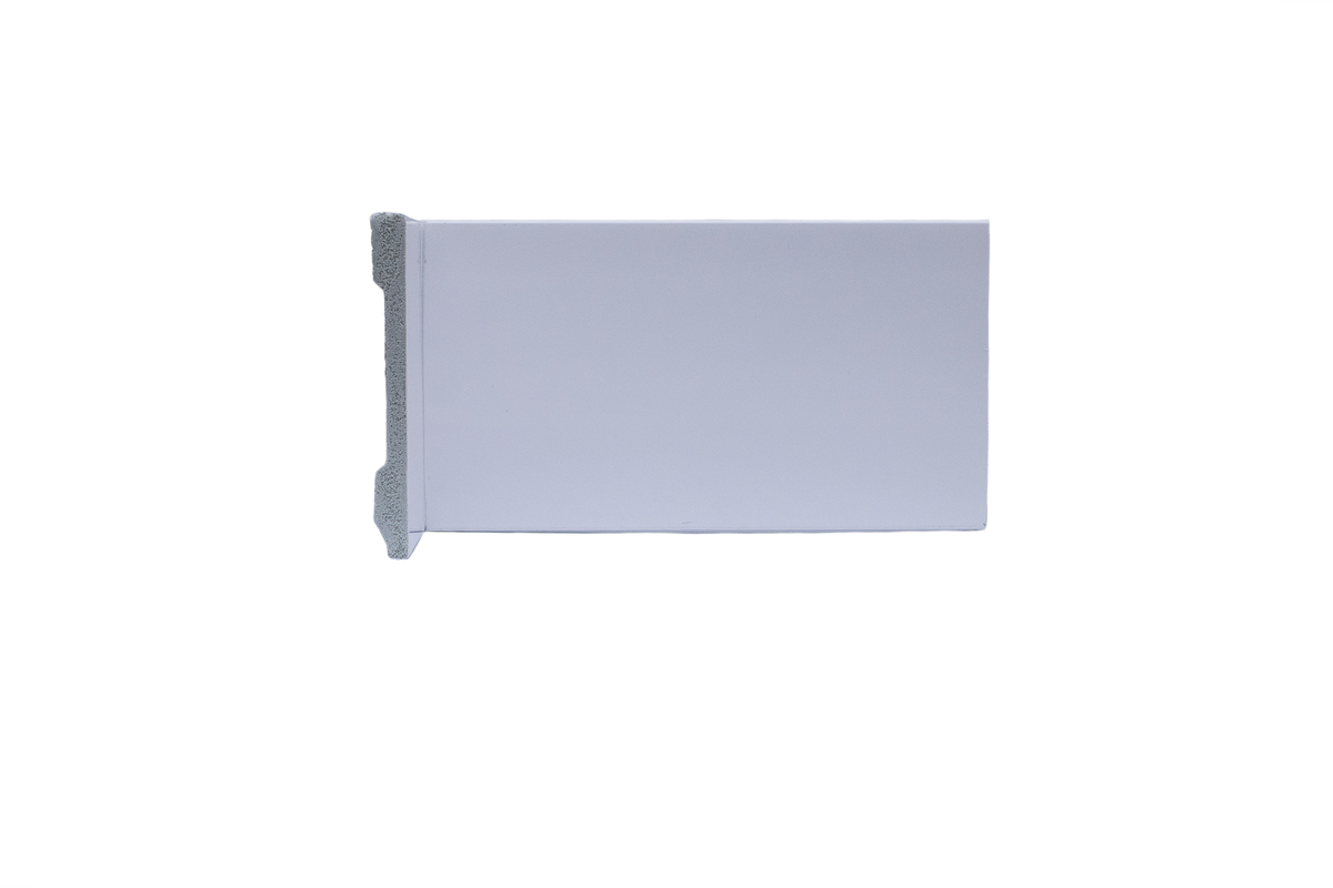 Rodapé Liso Branco 10cm