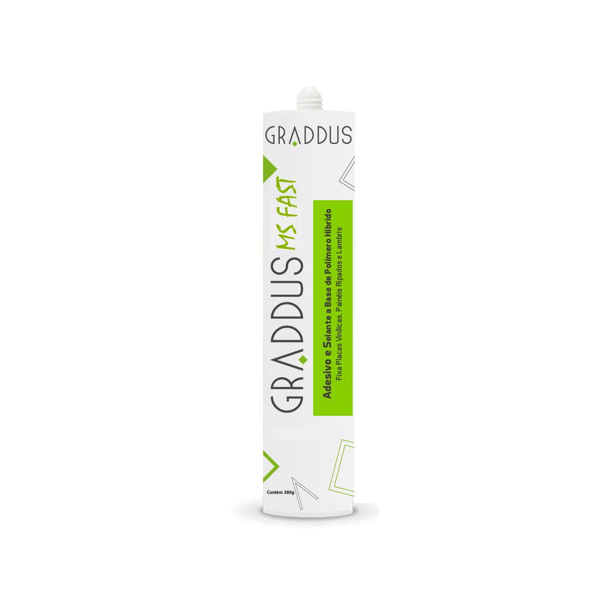 Adesivo e Selante MS Fast - Graddus Fix Tubo 380g