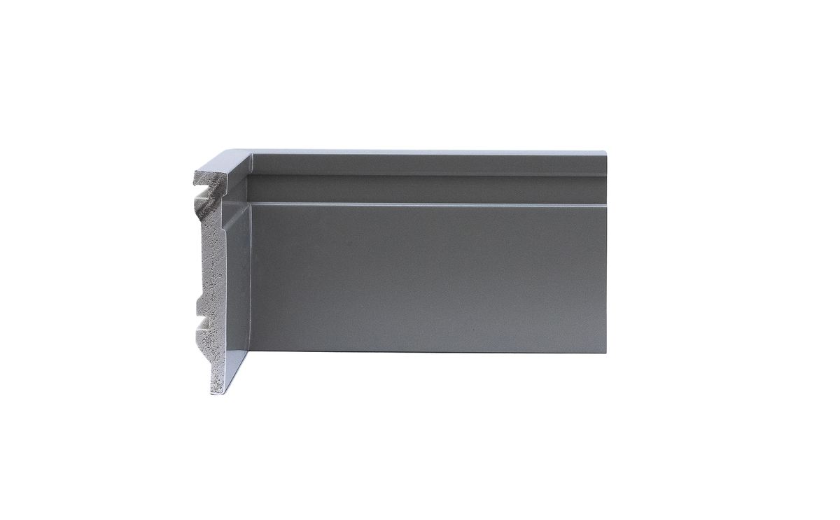 Rodapé Color Grey Frisado 10cm